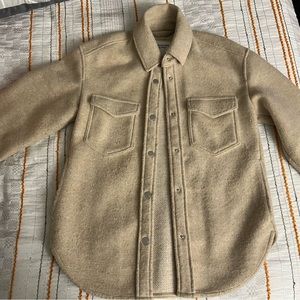 Tan Abercrombie Shacket